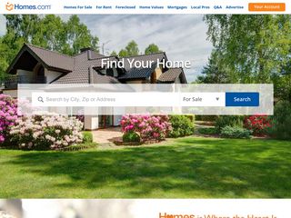 homes.com screenshot