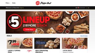 pizzahut.com screenshot