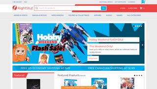 rightstuf.com screenshot