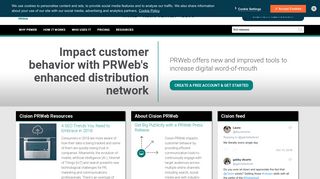 prweb.com screenshot