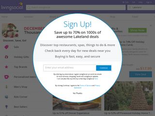 livingsocial.com screenshot