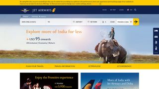 jetairways.com screenshot