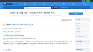 asianfanfics.com screenshot