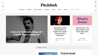 pitchfork.com screenshot