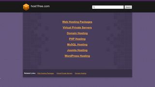 host1free.com screenshot
