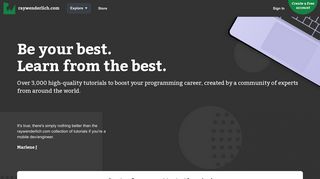 raywenderlich.com screenshot