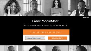 blackpeoplemeet.com screenshot