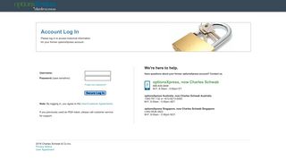 optionsxpress.com screenshot
