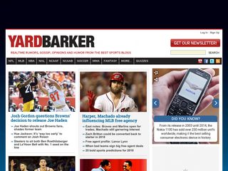 yardbarker.com screenshot