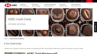 hsbccreditcard.com screenshot