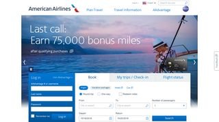 aa.com screenshot