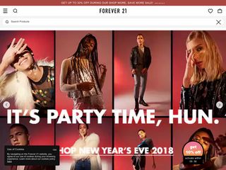 forever21.com screenshot