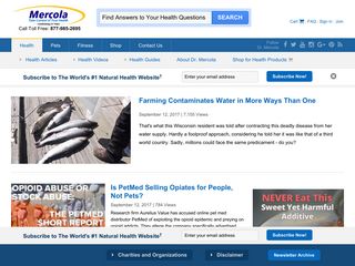 mercola.com screenshot