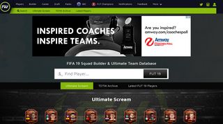 futwiz.com screenshot