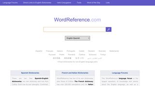 wordreference.com screenshot
