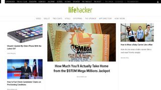 lifehacker.com screenshot