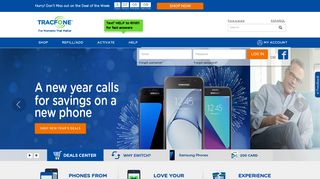 tracfone.com screenshot