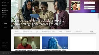 myspace.com screenshot