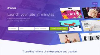 strikingly.com screenshot