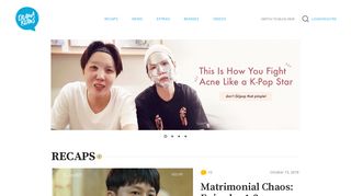dramabeans.com screenshot
