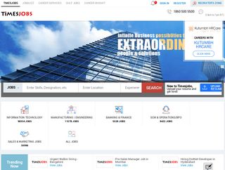 timesjobs.com screenshot