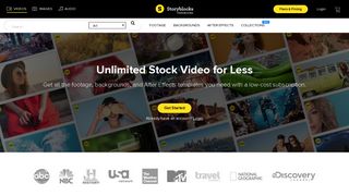 videoblocks.com screenshot