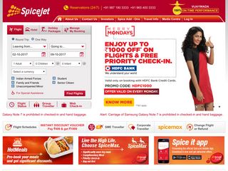 spicejet.com screenshot