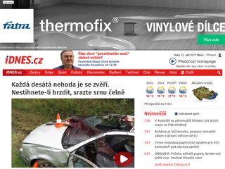 idnes.cz screenshot