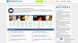 physicsforums.com screenshot