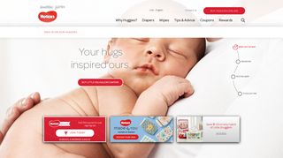 huggies.com screenshot