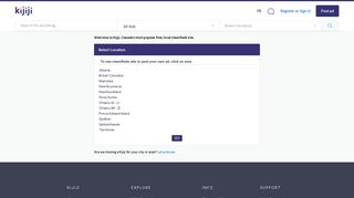 kijiji.ca screenshot