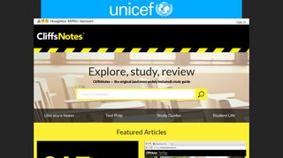 cliffsnotes.com screenshot