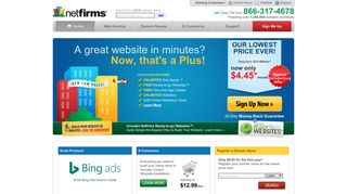 netfirms.com screenshot