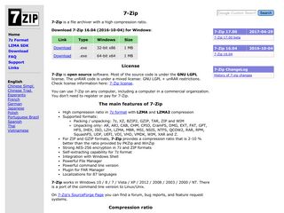 7-zip.org screenshot