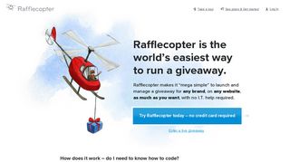 rafflecopter.com screenshot