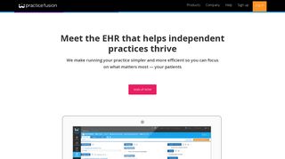 practicefusion.com screenshot