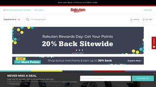 rakuten.com screenshot