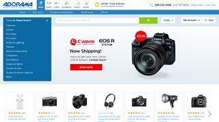 adorama.com screenshot