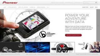 pioneerelectronics.com screenshot