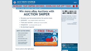 auctionsniper.com screenshot