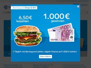 barclaycard.de screenshot