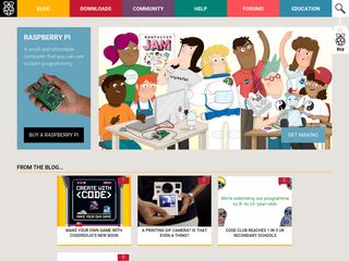 raspberrypi.org screenshot