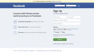 facebook.com screenshot