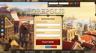 grepolis.com screenshot