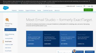 exacttarget.com screenshot