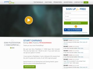 points2shop.com screenshot