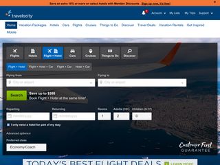 travelocity.com screenshot