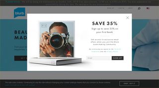 blurb.com screenshot