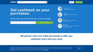 quidco.com screenshot