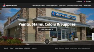 sherwin-williams.com screenshot